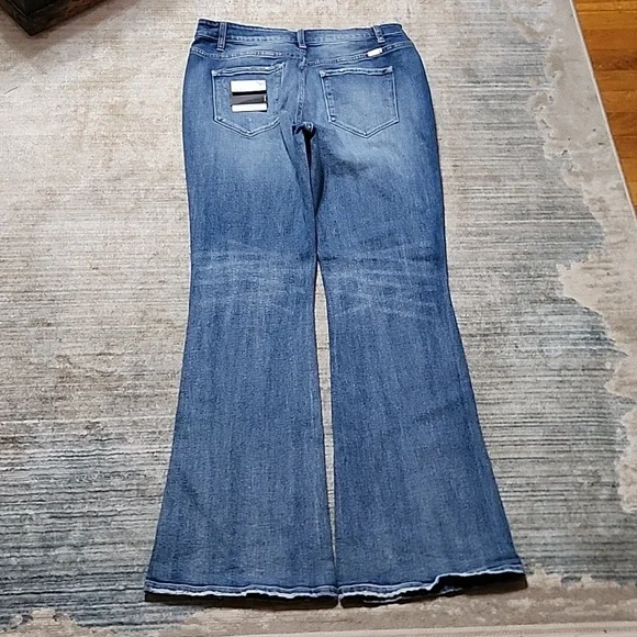 Kancan High Rise Flair Jeans - Picture 6 of 7